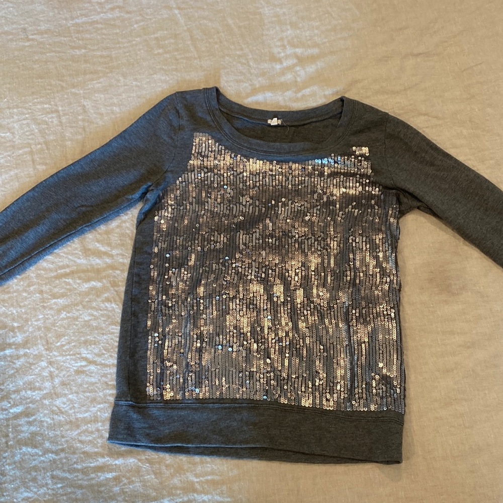Sequin J Crew Sweatshirt-Small
